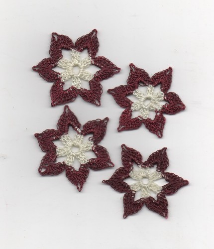 Stelle neve all uncinetto 7 - stelle,